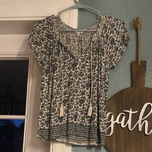 Patterned Blouse